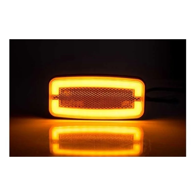 LED markeringslicht amber met beugel