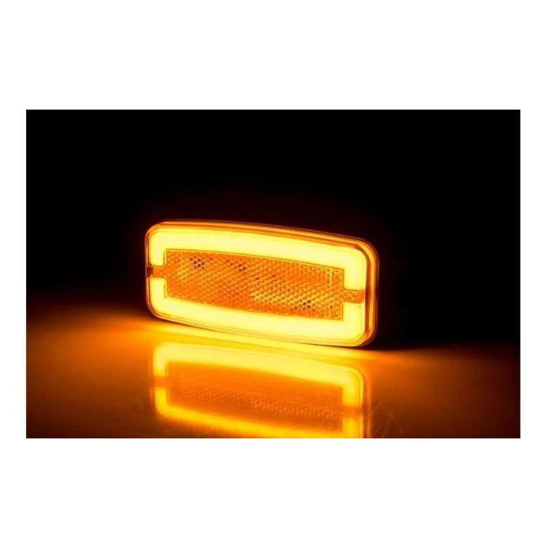 LED markeringslicht amber met beugel