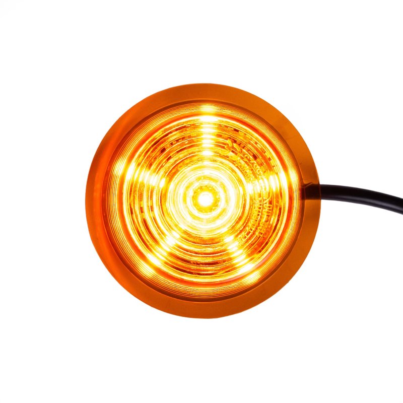 LED module amber lens | amber | 12-24V | 5m. kabel