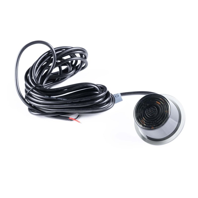LED module dark lens | amber | 12-24V | 5m. kabel