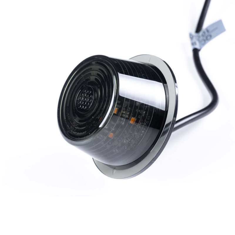 LED module dark lens | amber | 12-24V | 5m. kabel