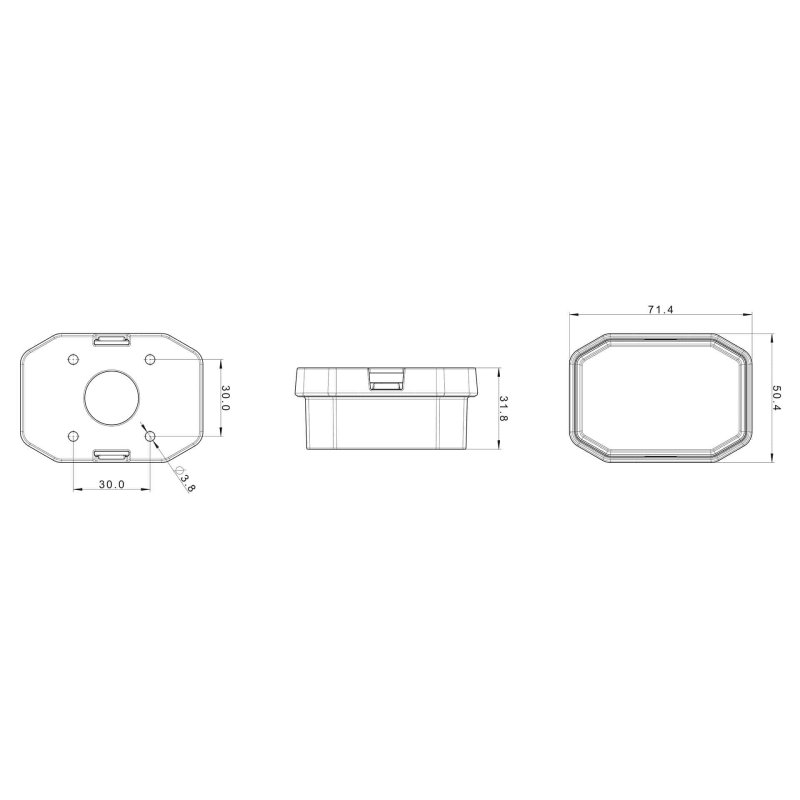 Feu de position LED orange | 12-24V | câble de 50cm.