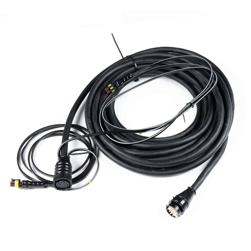 Hoofdkabel 10m | incl zij-kabel | 15-aderig | 2x 15P Bajonet
