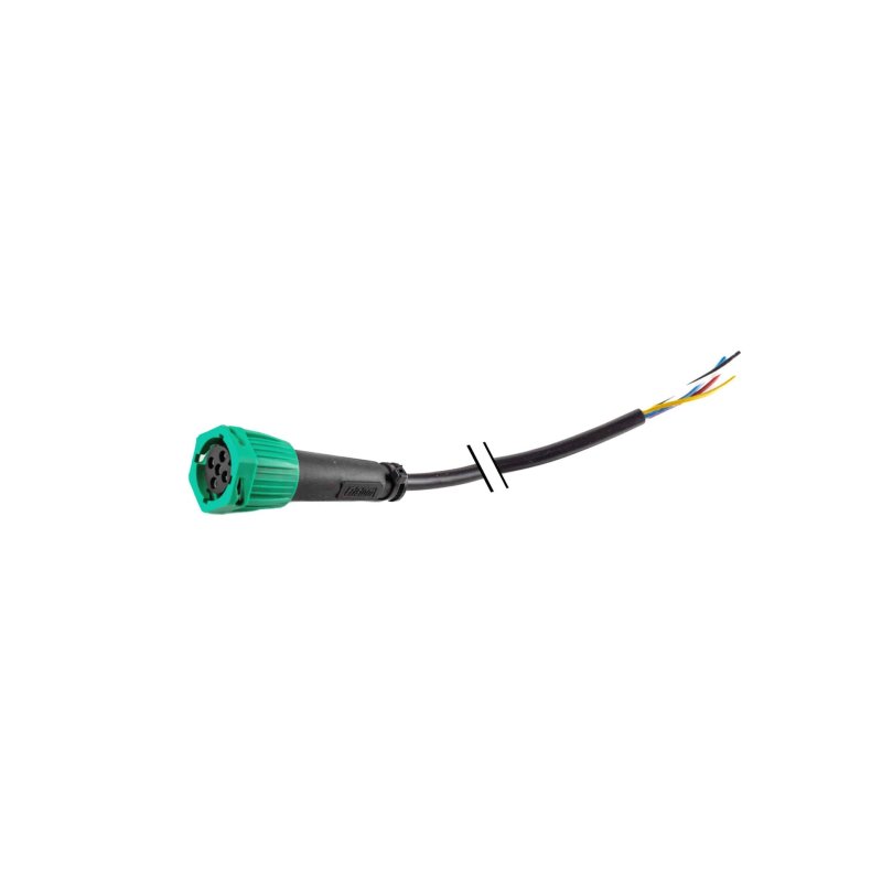 rechts | 5-PIN bajonet aansluiting | met 10m. kabel
