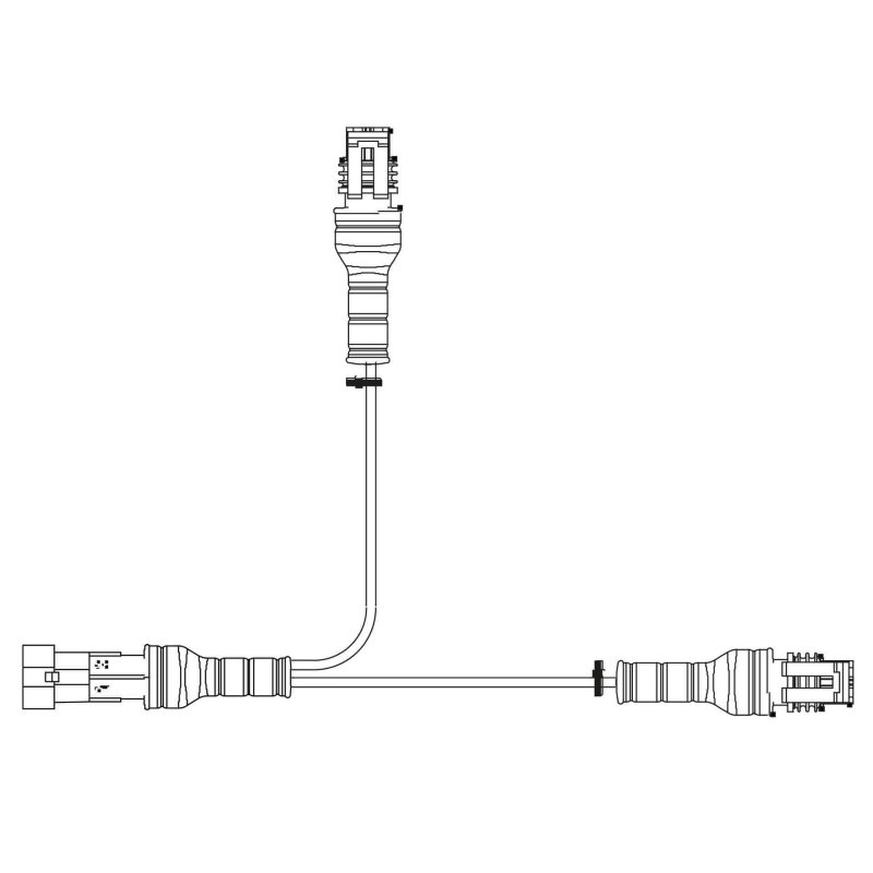 Superseal Y-kabel 30cm | 1x male | 2x female
