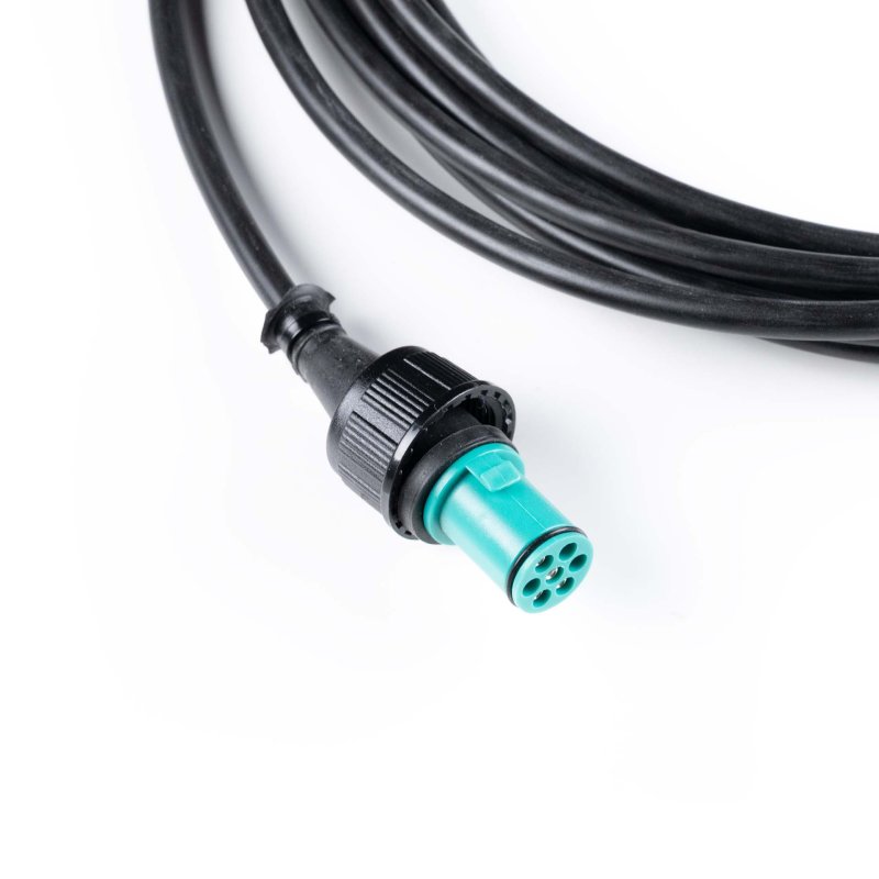 top-verlichtingkabel links achter 7-PIN's bajonet 600cm