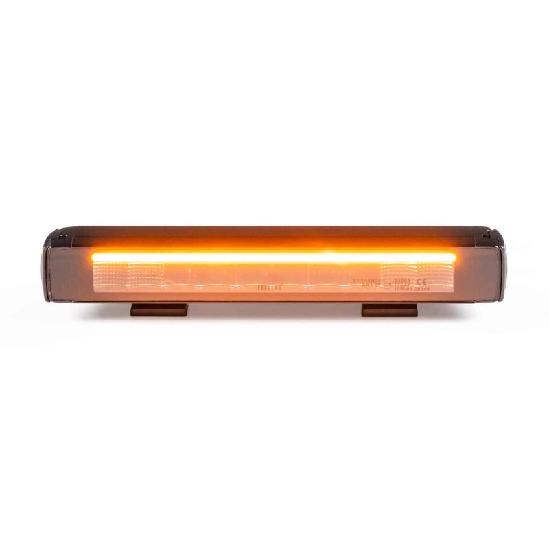 LED lightbar Stratos 326mm | incl. R65 flitser | rood-amber DRL