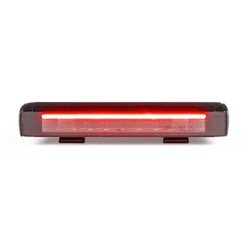 LED lightbar Stratos 326mm | incl. R65 flitser | rood-amber DRL