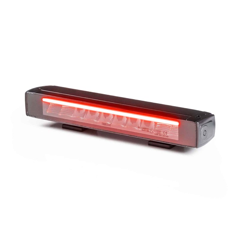 LED lightbar Stratos 326mm | incl. R65 flitser | rood-amber DRL