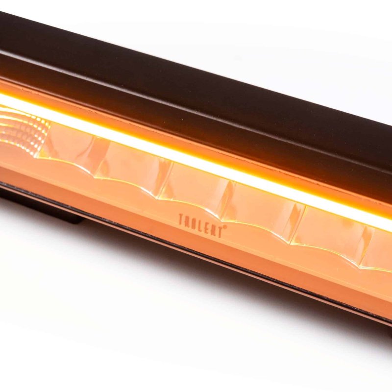 LED lightbar Stratos 326mm | incl. R65 flitser | rood-amber DRL