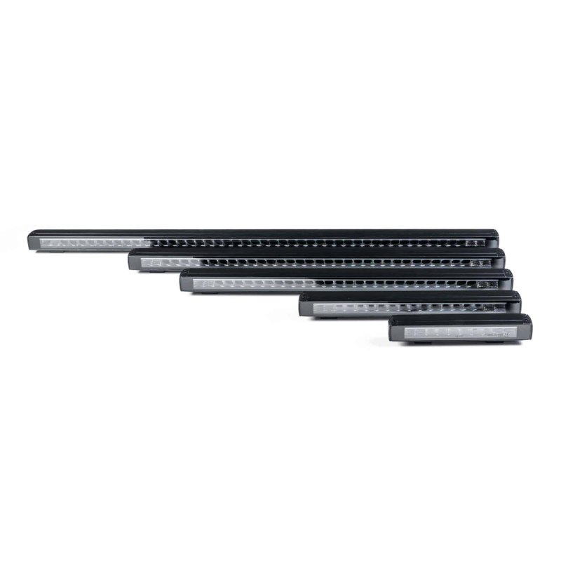 LED lightbar Stratos 326mm | incl. R65 flitser | rood-amber DRL