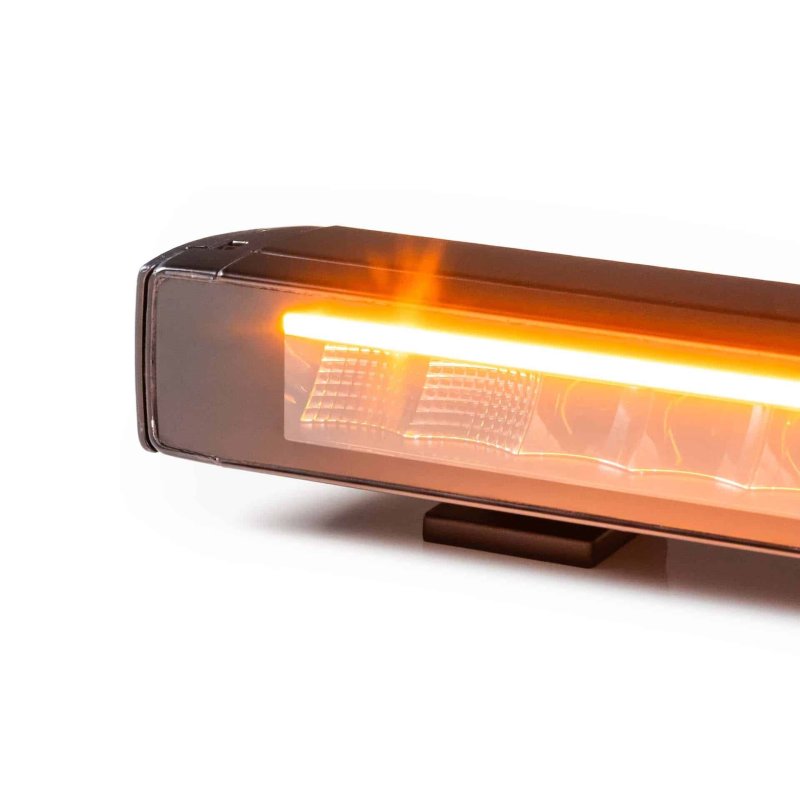 LED lightbar Stratos 326mm | incl. R65 flitser | wit-amber DRL