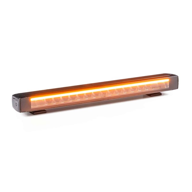 LED lightbar Stratos 530mm | incl. R65 flitser | rood-amber DRL