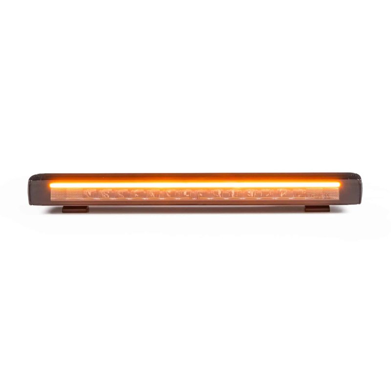 LED lightbar Stratos 530mm | incl. R65 flitser | rood-amber DRL
