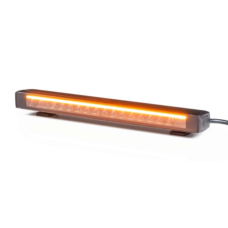 LED lightbar Stratos 530mm | incl. R65 flitser | wit-amber DRL