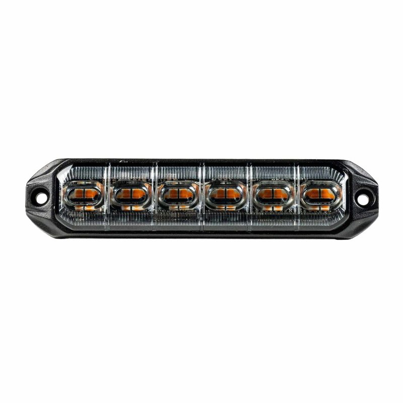 LED R65 CL2 flitser 6-LED amber 12/24V 50cm kabel + Superseal