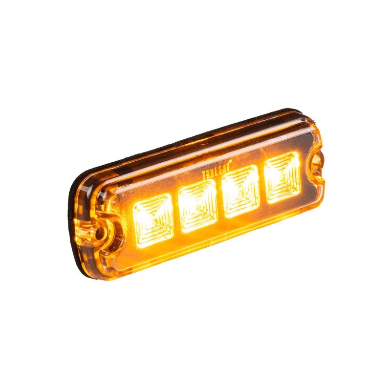 LED R65 flitser 4-LED amber 12-24V 200cm kabel