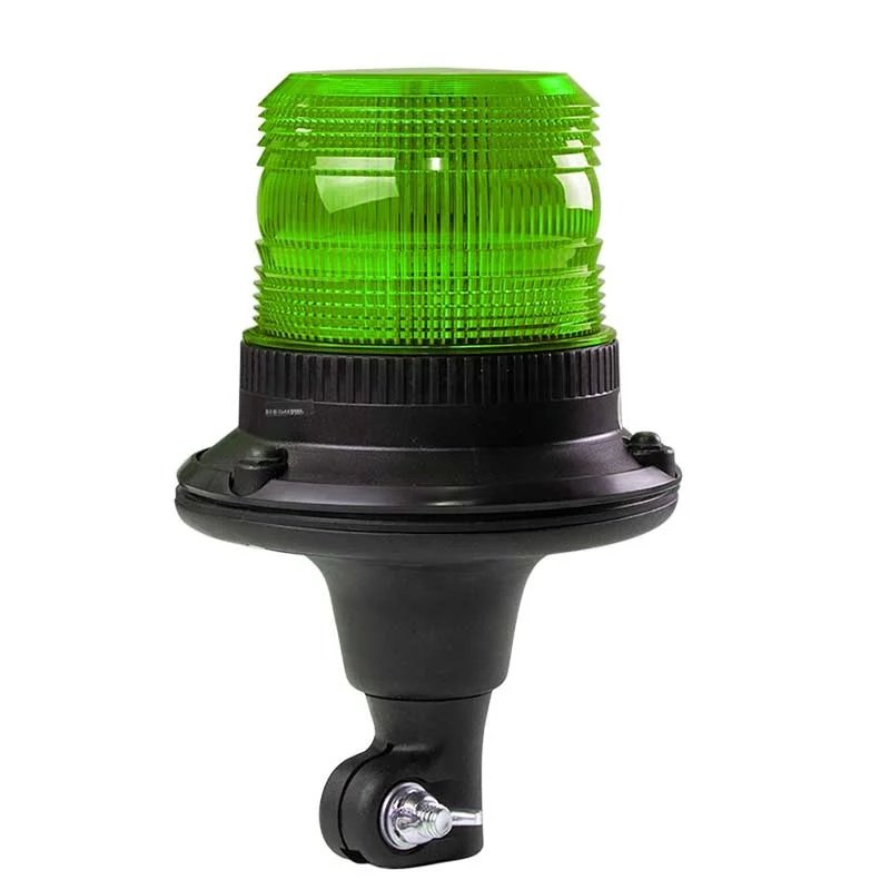 LED R65 zwaailamp groen | 12-24V | Flexi DIN ECCOLED