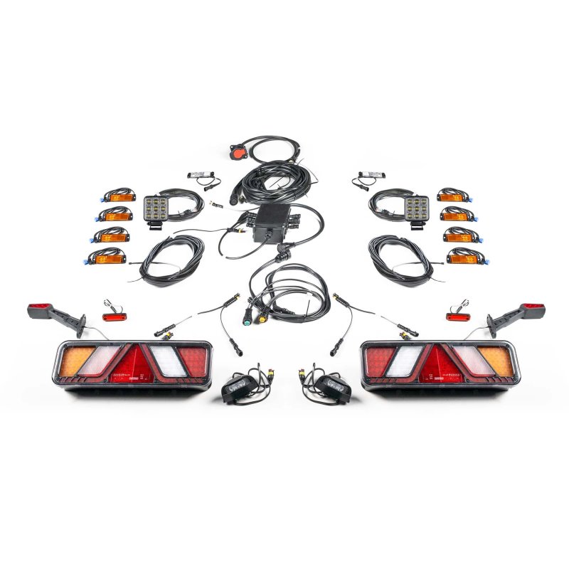 24V trailer verlichting kit standaard