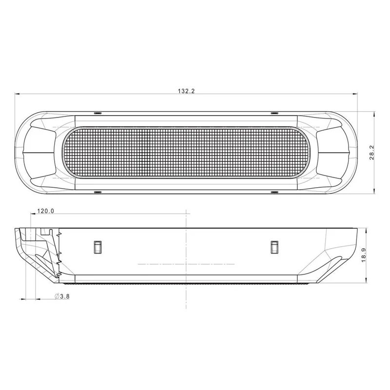 LED compact combinatie achterlicht 12-24V (horizontale&verticale montage)