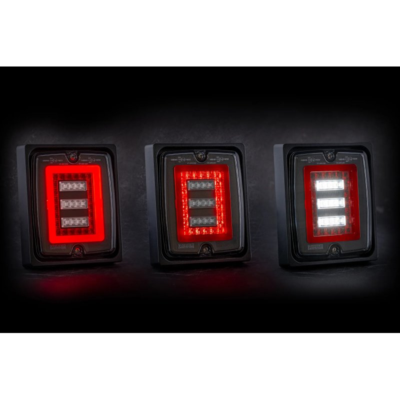 LED inbouw mist-achteruitijlicht 12-24V 100cm kabel