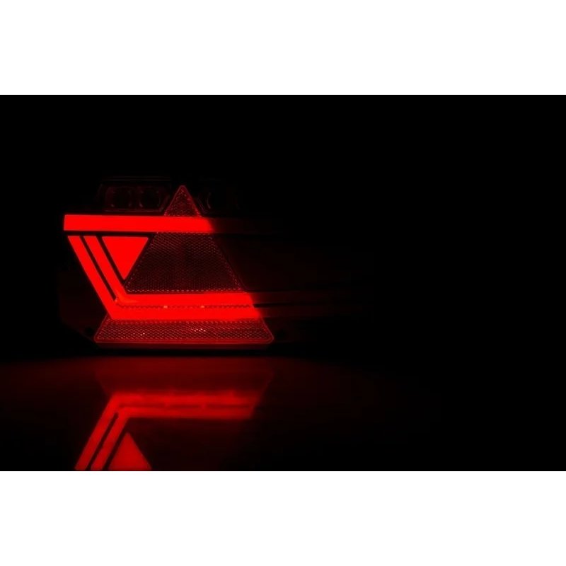 LED trailer neon trailerlicht links 12-24V 7-PIN's AMP