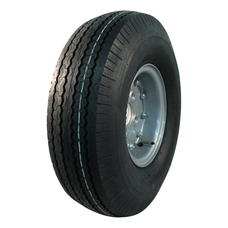 pneu + roue 6.00-9 4.00E-9 ET0 58/98/4 métal gris