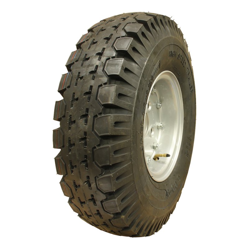 pneu + roue 6.00-9 4.00E-9 ET0 58/98/4 métal V-54 gris