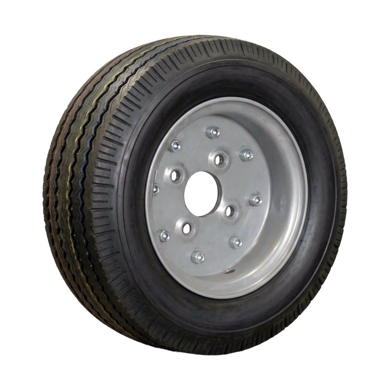 pneu + roue 6.00-9 4.00E-9 ET0 58/98/4 métal V-7761 gris