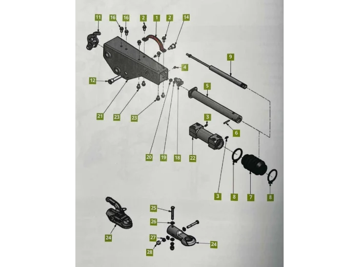 Kit amortisseur KHD25