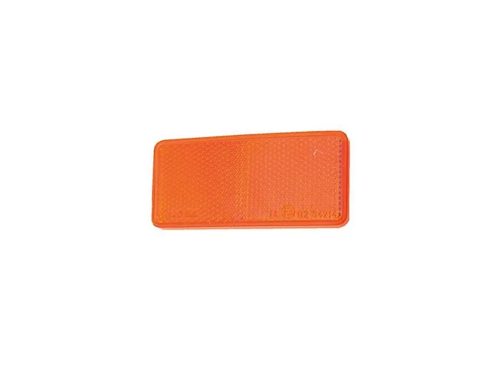 Catadioptre adhésif rectangle orange ajba