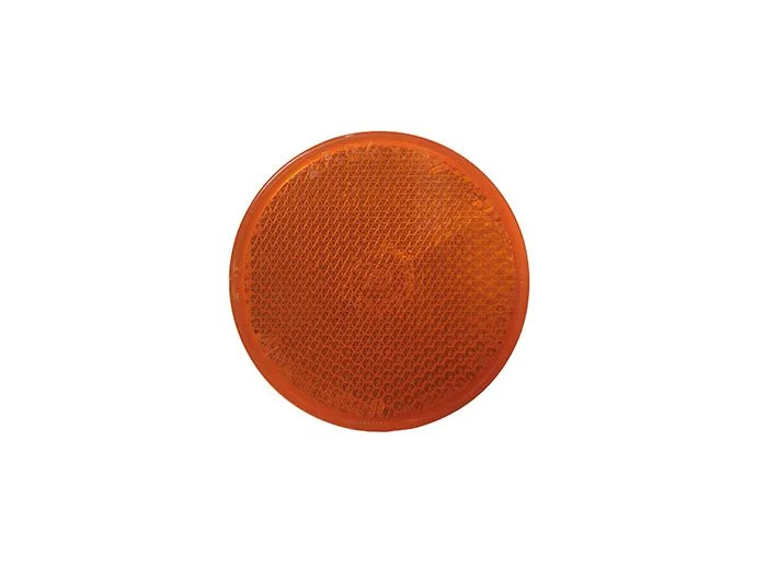 Catadioptre adhésif rond orange 60 mm ajba