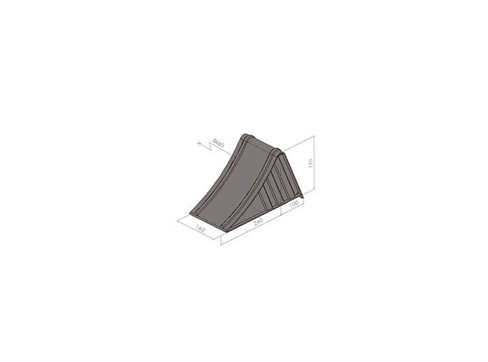 Cale de roue ALKO UK46 charge 5000 kg