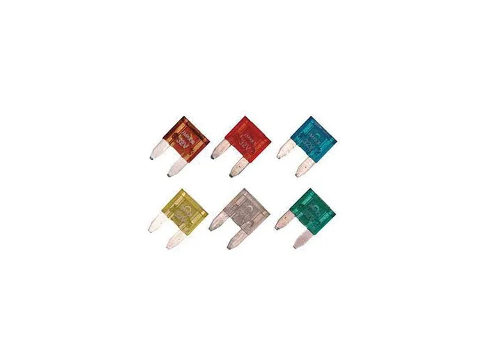 Lot de 6 fusiblesmini broche panaches 7.530A