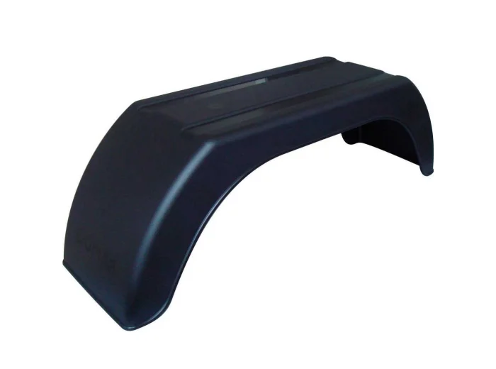 Garde boue plastique noir 8 pouces 550x160x175