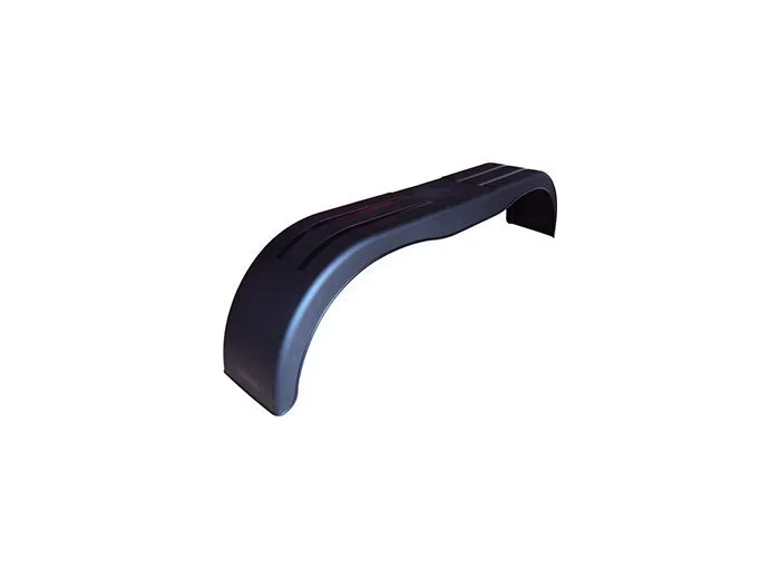 Garde boue tandem plastique noir 1314 pouces 1500x220x350