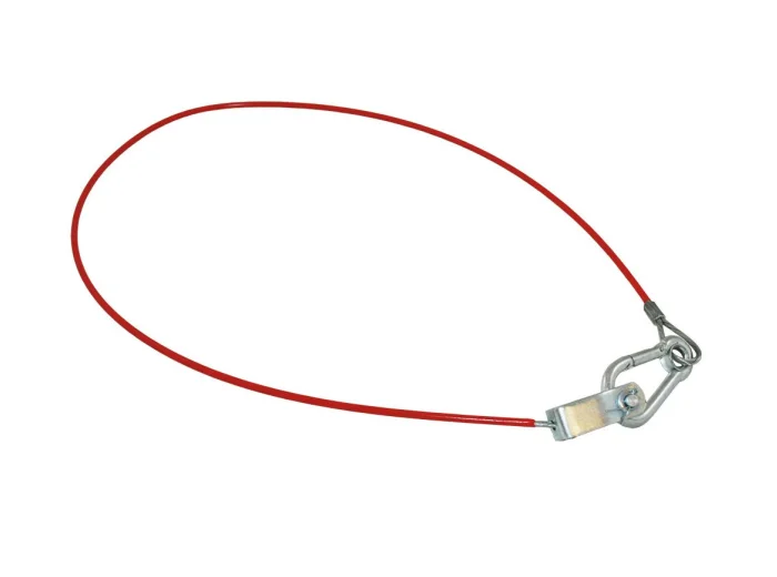Câble de rupture 1060 mm avec mousqueton et attache rapide