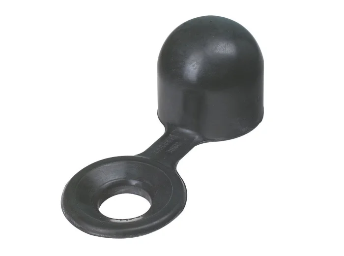 Cache boule d'attelage 50mm en silicone avec anneau rigide