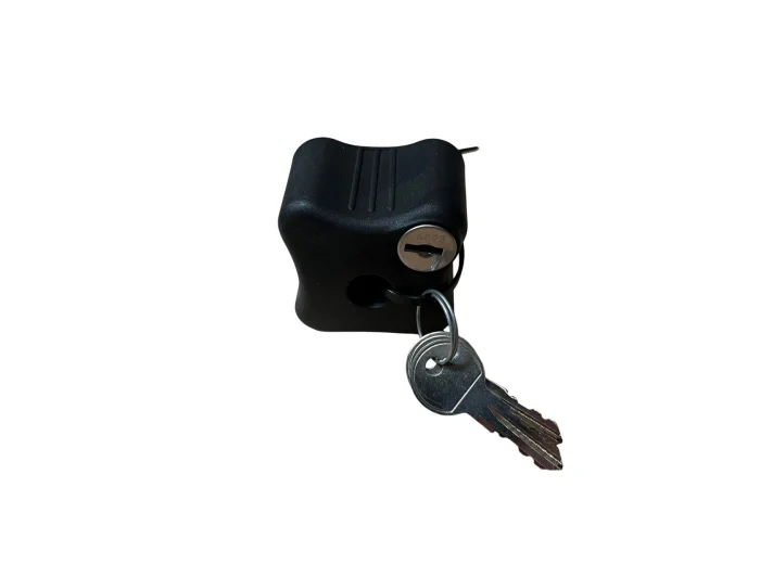Bouton antivol + 2 clés pour porte velo 1TR003678