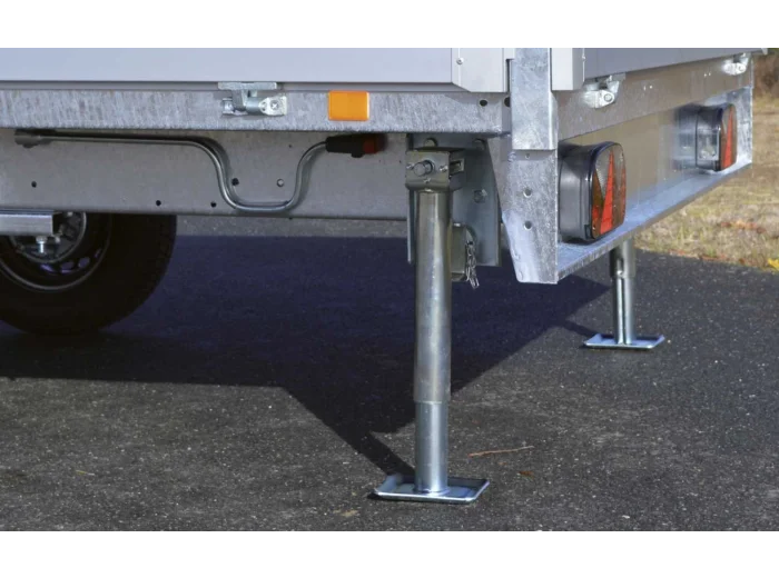 Béquille télescopique à écrou charge 1300 kg