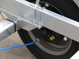 6m30-2m20 - 1x1350 kg - 1350 kg - VLEMMIX - Remorque Porte-Bateau
