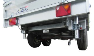 Paire de bequilles arriere 600mm