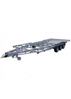 TH 6m x 2m44 plateau 3 x essieux 1800kg