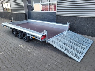 TM 4m x 1m80 porte engin 3 x essieux 1800 kg