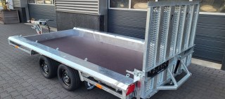 GTM 4m80 x 1m80 Gooseneck porte engin 2 x essieux 1800 kg