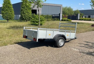 Remorque alu 2m57x1m31 2 essieux 750kg