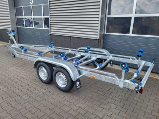 7m-2m20 2x1500kg - 3000 kg - VLEMMIX - Remorque Porte-Bateau