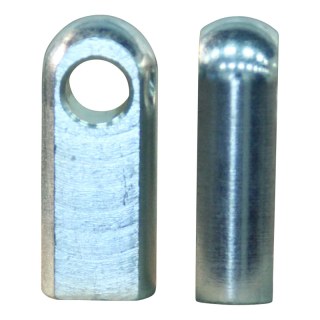 oeillet à visser, plat M8mm AR27 Ø8,1mm t=10mm zingué