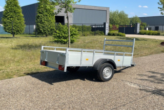 Remorque alu 1 Essieu 3m00 x 1m31 - 750 kg