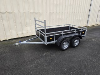 Remorque bois 2m57 x1m31 2 essieux 2700 kg